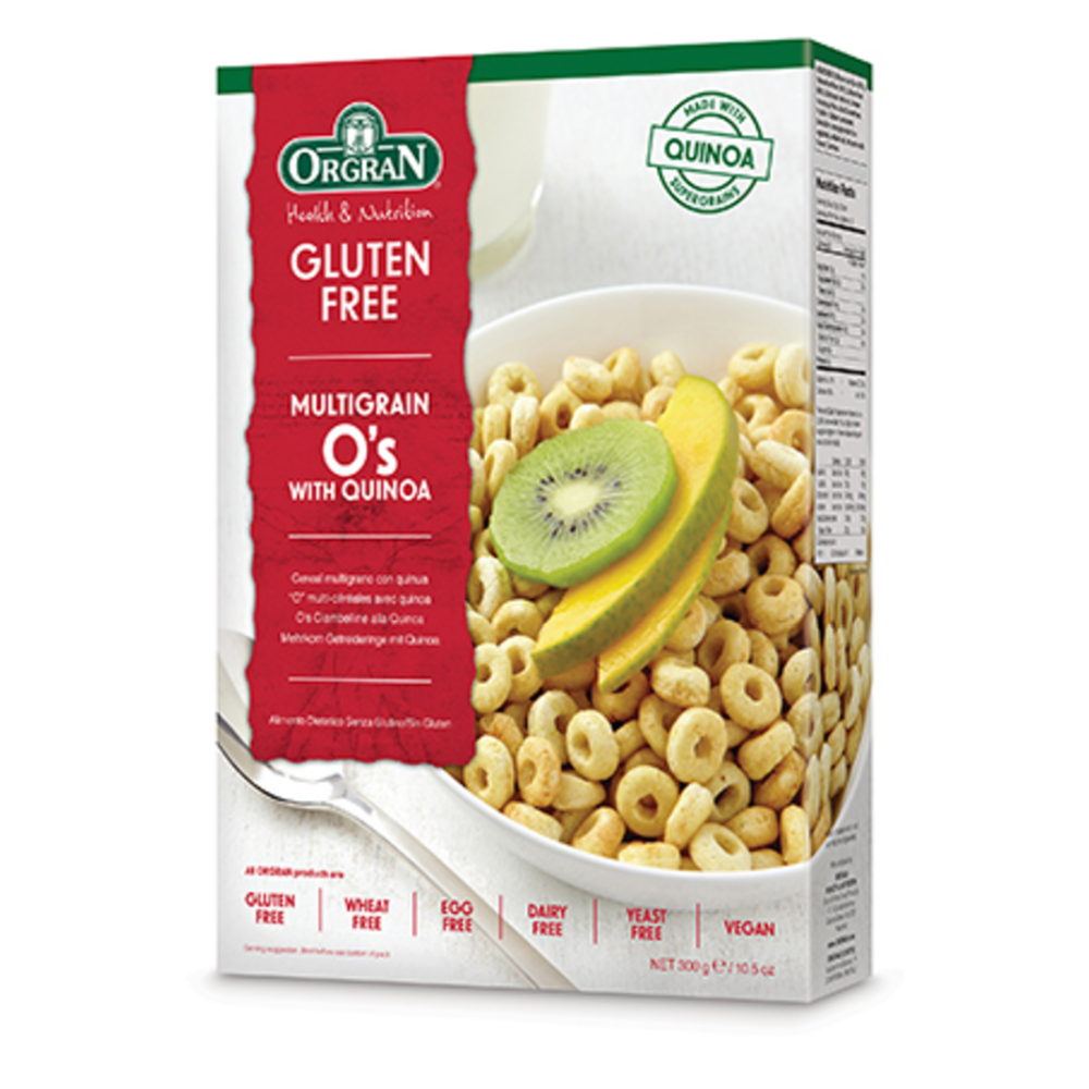 ORGRAN - Gluten Free Multigrain O's with Quinoa 300g - Longdan Online Supermarket