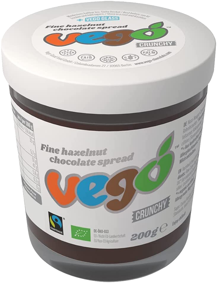 VEGO Organic Fine Hazelnut Chocolate Spread 200g - Longdan Official