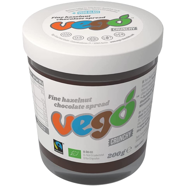 VEGO Organic Fine Hazelnut Chocolate Spread 200g - Longdan Official