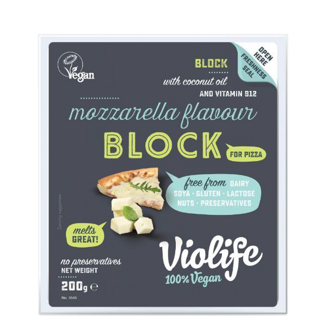 VIOLIFE Block - For Pizza Mozzarella Flavour 200g (Frozen) - Longdan Official