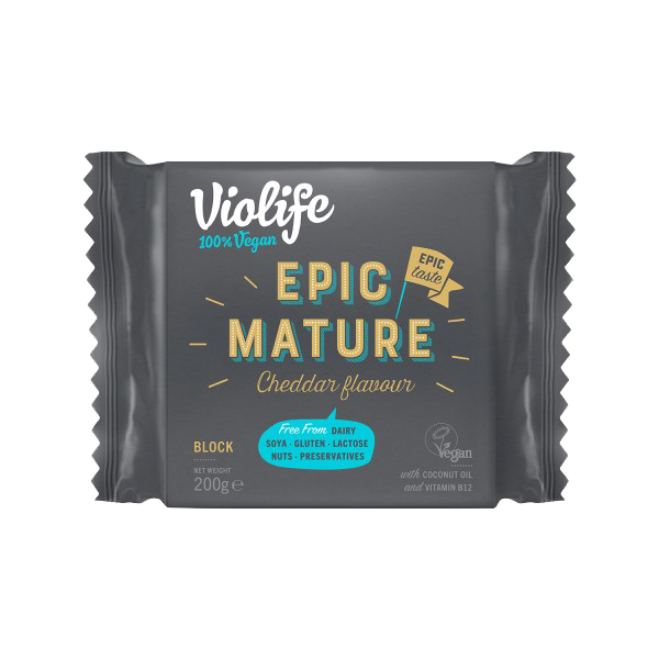 VIOLIFE Block - Epic Mature Cheddar  200g (Frozen) - Longdan Official