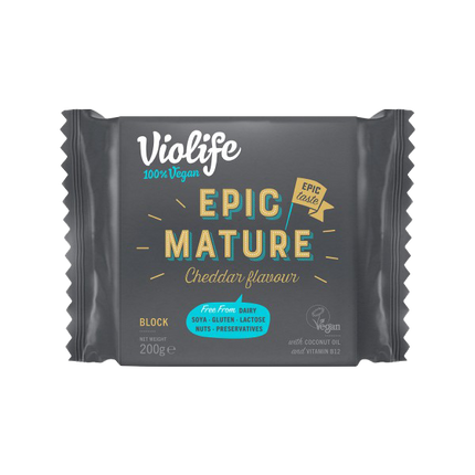 VIOLIFE Block - Epic Mature Cheddar  200g (Frozen) - Longdan Official