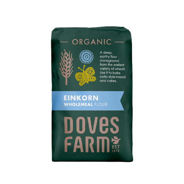 DOVES FARM Einkorn Wholemeal Flour (Stoneground) 1kg - Longdan Official