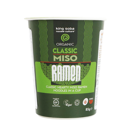 KING SOBA Organic Classic Miso Ramen 85g - Longdan Official