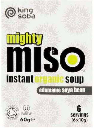 KING SOBA Miso Soup Edamame Soya Bean 60g - Longdan Official