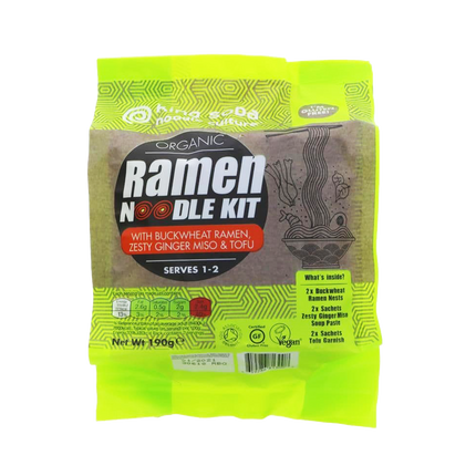 KING SOBA NOODLE CULTURE Buckwheat Ramen Noodle Kit 190g - Longdan Official