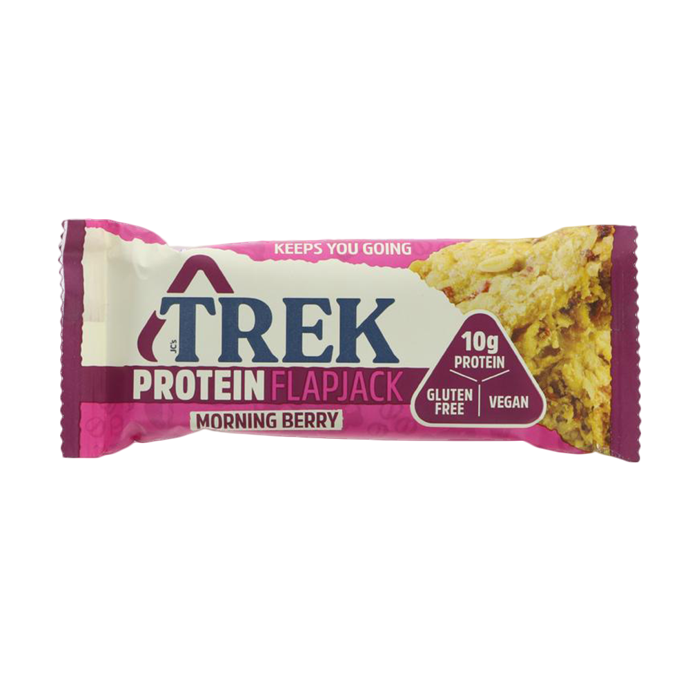 TREK Morning berry protein flapjack 50g