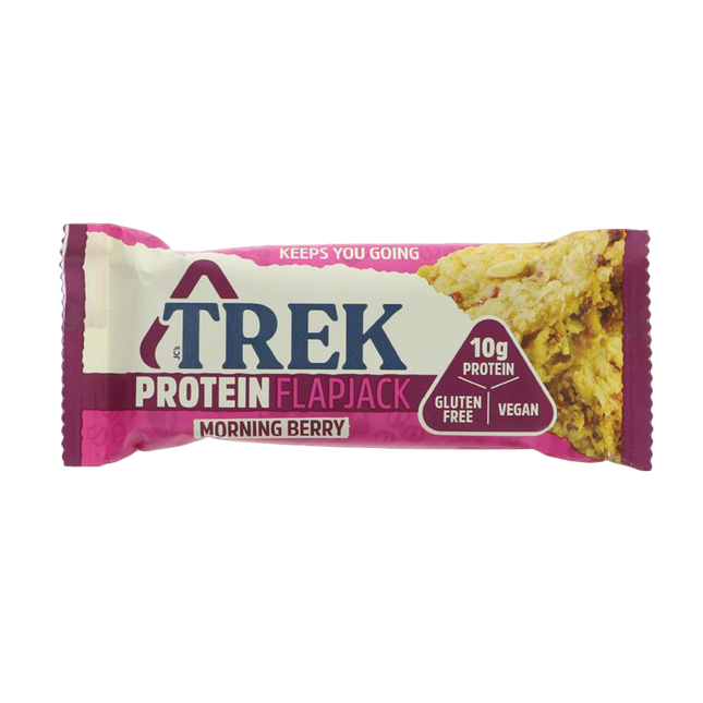 TREK Morning berry protein flapjack 50g