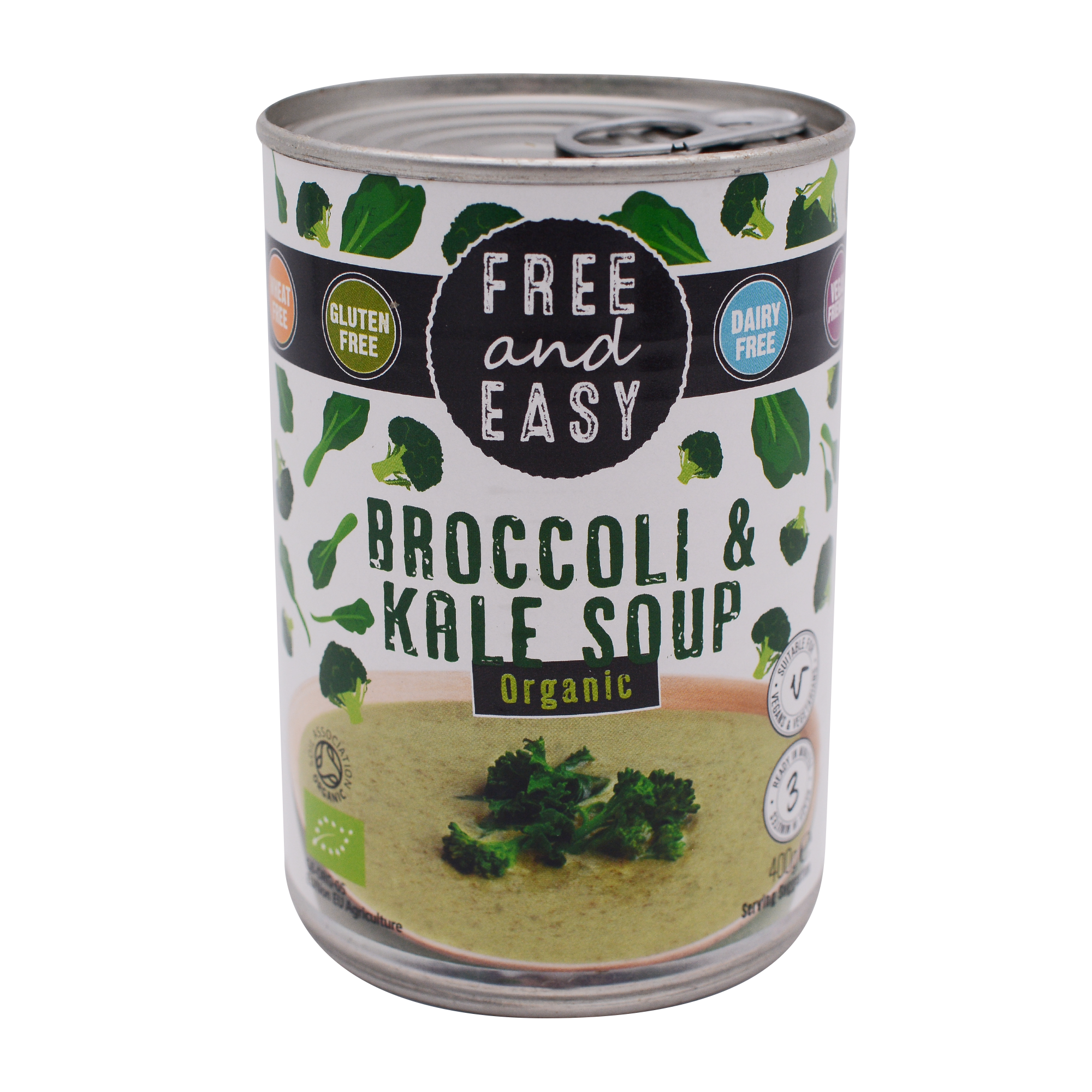 Free and Easy Organic Broccoli & Kale 400g - Longdan Online Supermarket