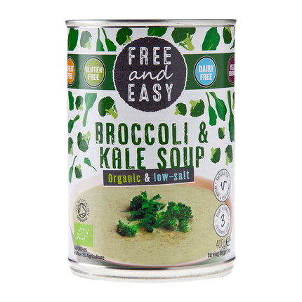 Free and Easy ORG Broccoli & Kale Low Salt 400g - Longdan Online Supermarket