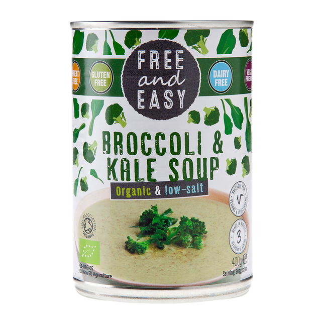 Free and Easy ORG Broccoli & Kale Low Salt 400g - Longdan Online Supermarket