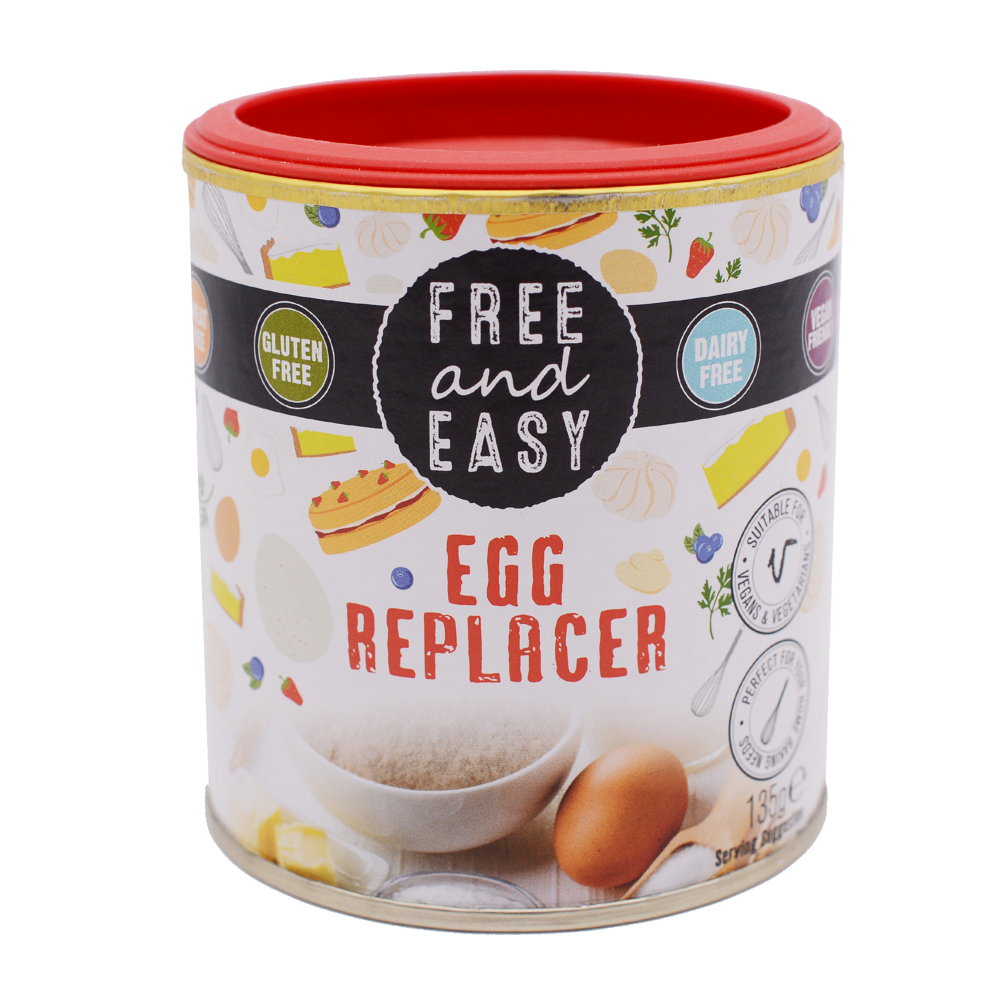 Free and Easy Organic Vegan Egg Replacer 135g - Longdan Online Supermarket