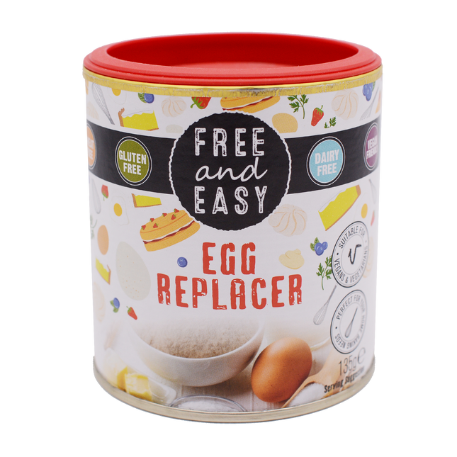 Free and Easy Organic Vegan Egg Replacer 135g - Longdan Online Supermarket