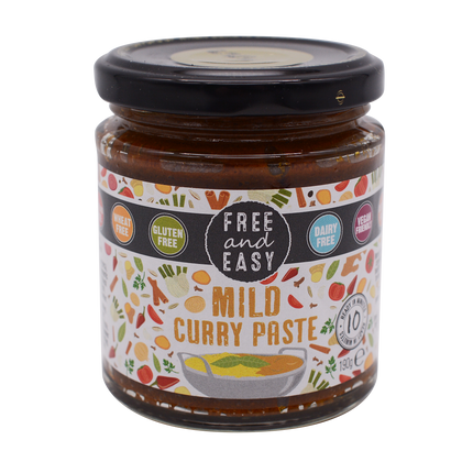 Free and Easy Organic Mild Curry Paste 190g - Longdan Online Supermarket