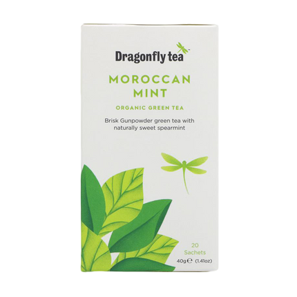 DRAGONFLY TEA Moroccan Mint 20 (sachets) - 40g - Longdan Online Supermarket