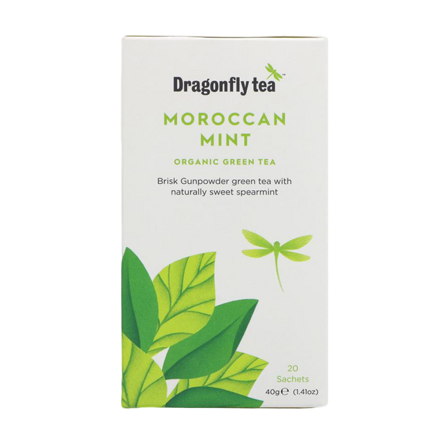 DRAGONFLY TEA Moroccan Mint 20 (sachets) - 40g - Longdan Online Supermarket