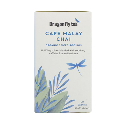 DRAGONFLY TEA Cape Malay Rooibos Chai 20 (sachets) - 40g - Longdan Online Supermarket