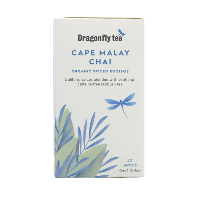 DRAGONFLY TEA Cape Malay Rooibos Chai 20 (sachets) - 40g - Longdan Online Supermarket
