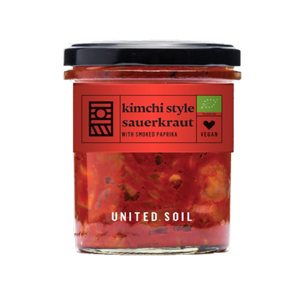 UNITED SOIL Kimchi Style Sauerkraut with Smoked Paprika 290g - Longdan Official