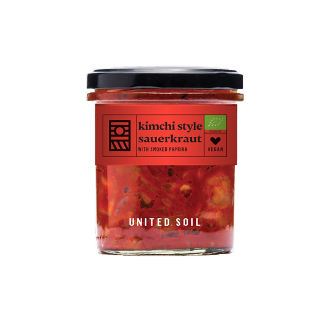 UNITED SOIL Kimchi Style Sauerkraut with Smoked Paprika 290g - Longdan Official
