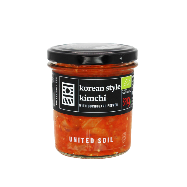UNITED SOIL Organic Korean Style Kimchi with Gochugaru Pepper 290g - Longdan Official