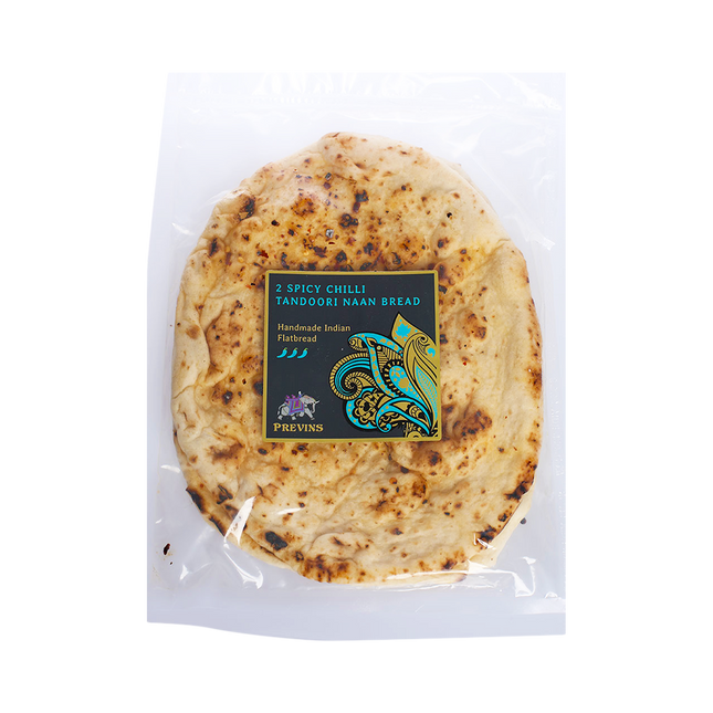 PREVINS Spicy Naan Bread 225g (BBD 20/12/2022) (Case 10)