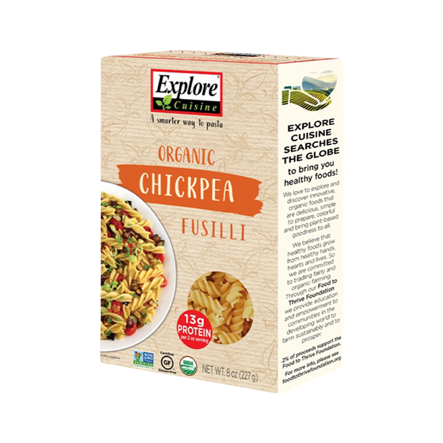 EXPLORE CUISINE Chickpea Fusilli 250g - Longdan Official