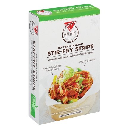 FRYS Rice Protein & Quinoa Stir-Fry Strips 300g (Frozen) - Longdan Online Supermarket