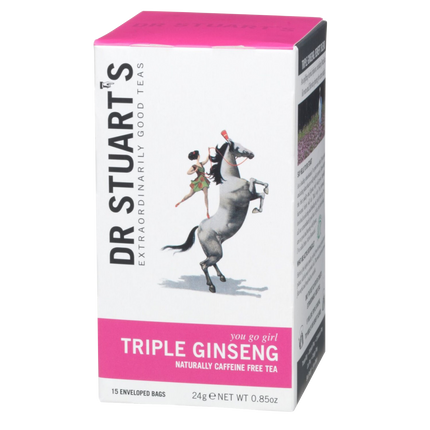 DR. STUART'S Triple Ginseng Plus Tea 15bags - Longdan Official