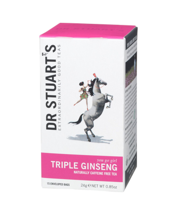 DR. STUART'S Triple Ginseng Plus Tea 15bags - Longdan Official