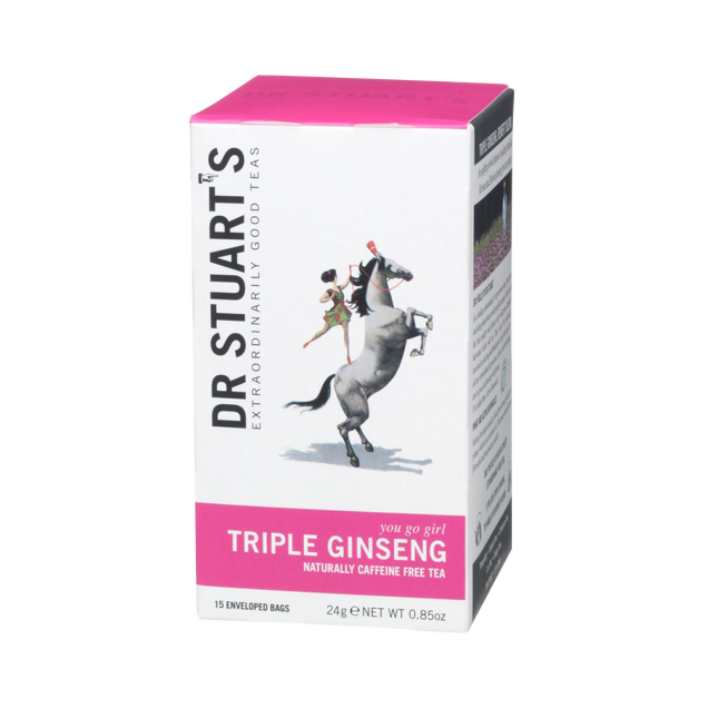 DR. STUART'S Triple Ginseng Plus Tea 15bags - Longdan Official