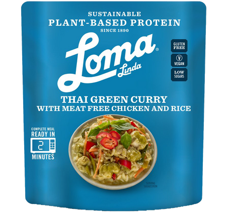 LOMA LINDA Thai Green Curry Ready Meal 284g - Longdan Official