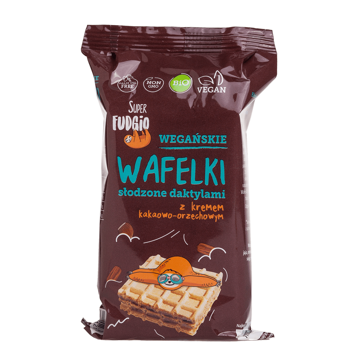 Super Fudgio Organic & Vegan Waffers Date Sweetened 4 x 30g - Longdan Official Online Store