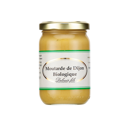 Delouis Organic Dijon Mustard 200g (Case 6)