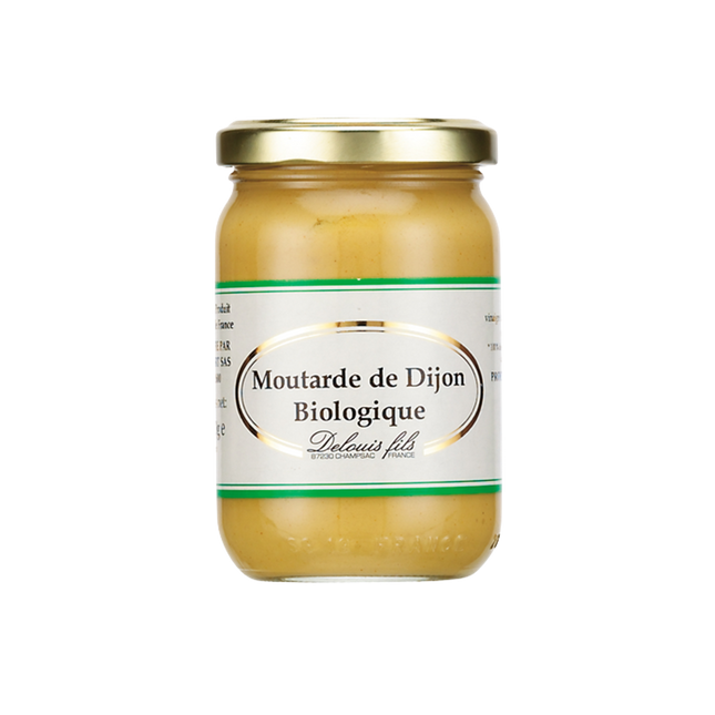 Delouis Organic Dijon Mustard 200g (Case 6)