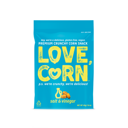 Love Corn Salt & Vinegar 45g - Longdan Online Supermarket