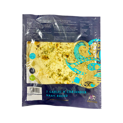PREVINS Garlic & Corriander Tandoori Naan 320g (BBD 20/12/2022) (Case 15)