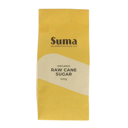 SUMA - ORGANIC Raw Cane Sugar 500g (Case 6)