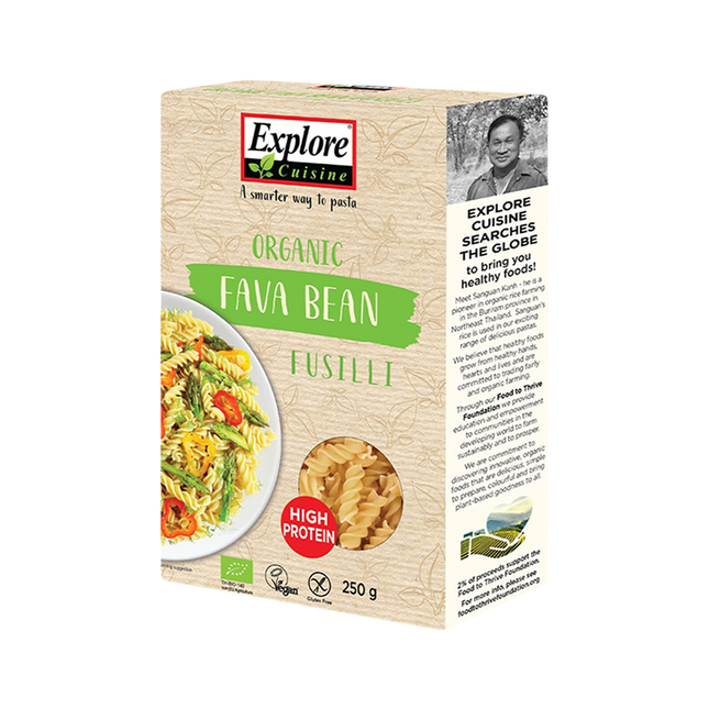 EXPLORE CUISINE Fava Bean Fusilli 250g - Longdan Official