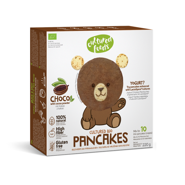 Cultured Food Organic GF pancake mix with cocoa powder 220g - Longdan Online Supermarket