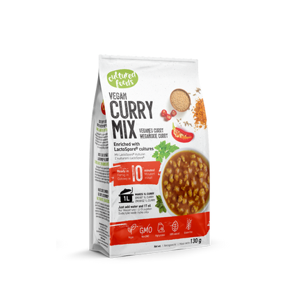 Cultured Food Vegan curry mix with meat-free nuggets 130g - Longdan Online Supermarket