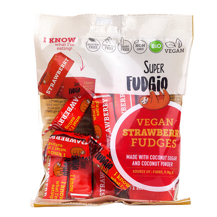Super Fudgio Organic & Vegan Strawberry Fudge 150g - Longdan Official Online Store