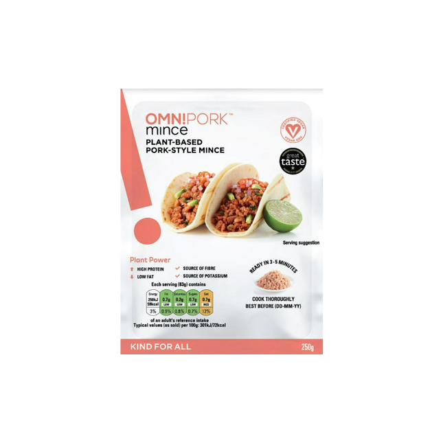 OmniPork Mince - Plant-Based Pork Style Mince 230G (Frozen) - Longdan Official