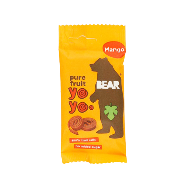 BEAR Yoyo Pure Fruit Rolls - Mango 20g - Longdan Official