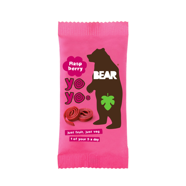 BEAR Yoyo Pure Fruit Rolls-Raspberry 20g - Longdan Official