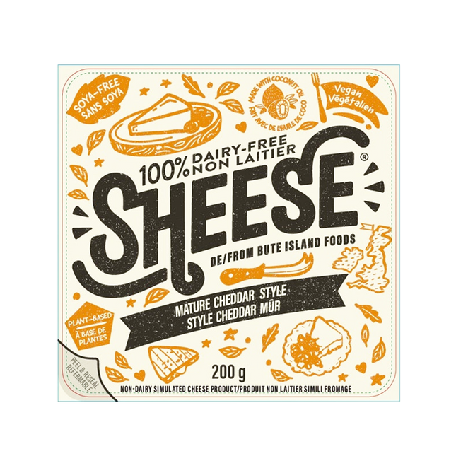 BUTE ISLAND FOODS Mature Cheddar Style 200g - Longdan Official
