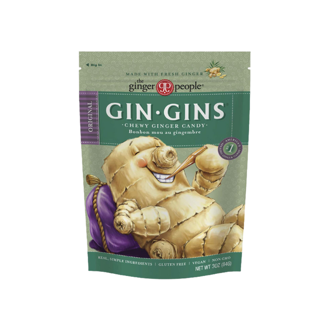 GINGER PEOPLE Gin Gin Original Ginger Chews 84g - Longdan Official