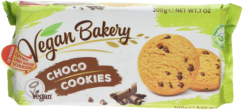 VEGAN BAKERY Choco Cookies Vegan 200g - Longdan Official