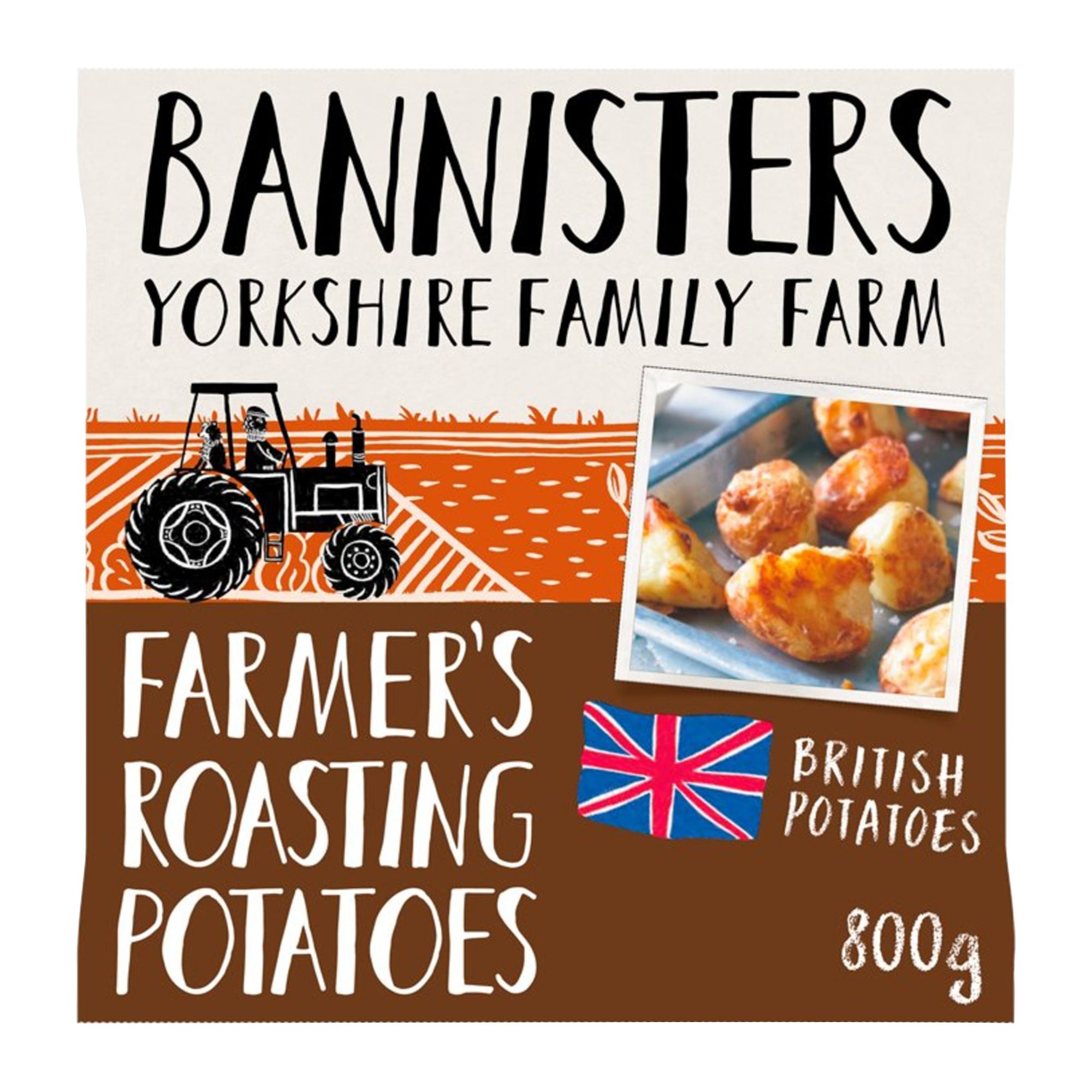 BANNISTERS Farmers Roasting Potatoes 800g (Frozen) - Longdan Official Online Store