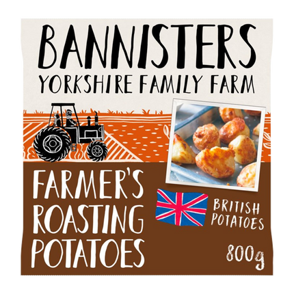 BANNISTERS Farmers Roasting Potatoes 800g (Frozen) - Longdan Official Online Store